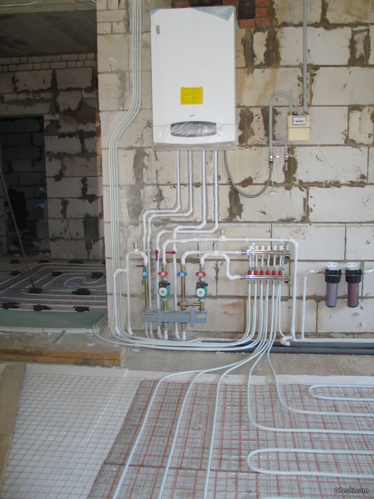 Схема обвязки газового котла: настенного, напольного, двухконтурного, одноконтурного