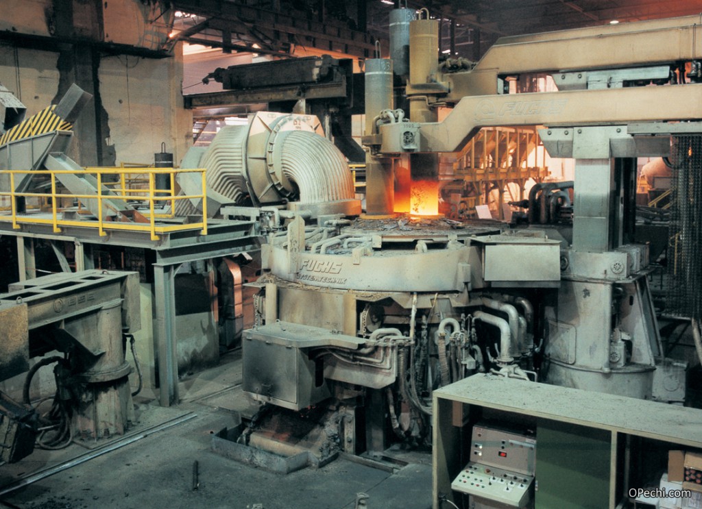 Муфельная печь на металлургическом производстве